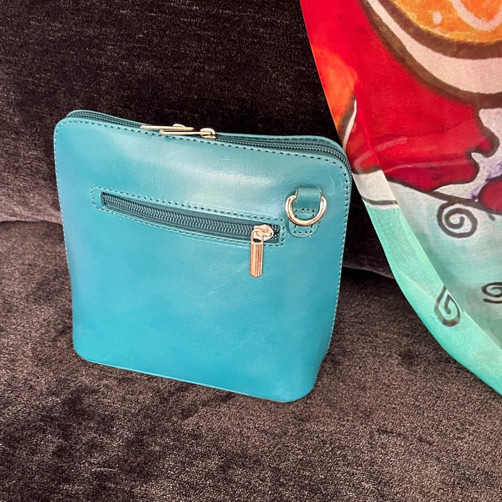 Leather crossbody